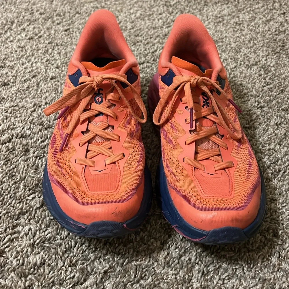 Hoka trail tennis shoes, size 8 women’s - Picture 3 of 3
